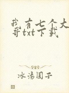 我有七个大佬哥哥txt下载