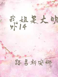 我姐是大明星番外14