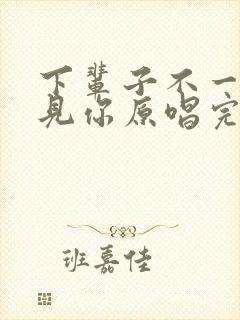 下辈子不一定遇见你原唱完整版