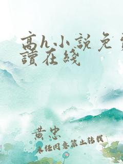 高h小说免费阅读在线