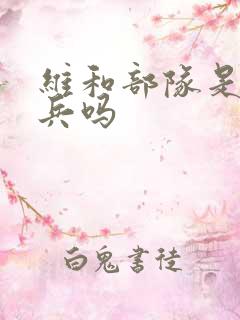 维和部队是特种兵吗