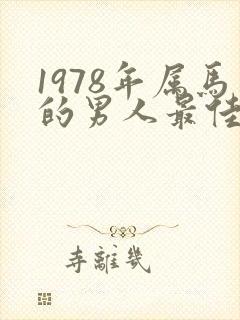 1978年属马的男人最佳配偶