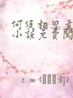 何须相思煮余年小说免费阅读
