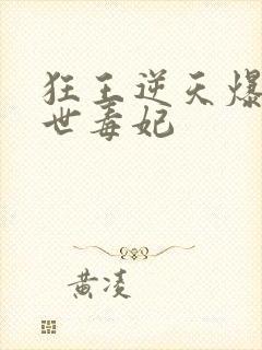 狂王逆天爆宠惊世毒妃
