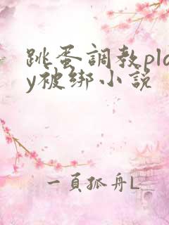 跳蛋调教play被绑小说