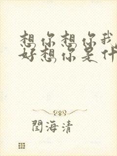 想你想你我真的好想你是什么歌名