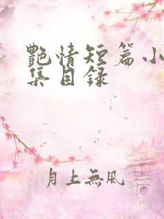 艳情短篇小说合集目录