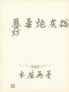 恶毒炮灰总被爆炒