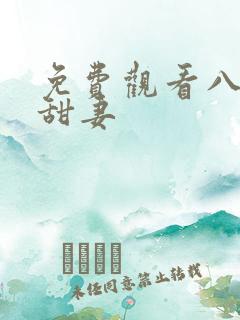 免费观看八零小甜妻