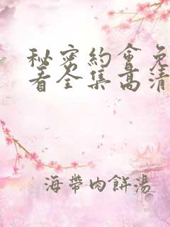 秘密约会免费观看全集高清