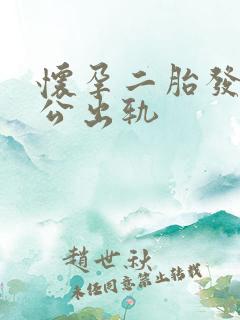 怀孕二胎发现老公出轨