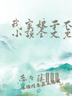 我家娘子不对劲小说全文免费阅读