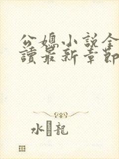 公媳小说全文阅读最新章节内容