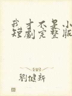 我才不是小可怜短剧完整版