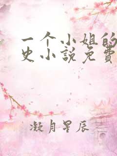 一个小姐的血泪史小说免费阅读