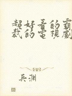 超好看的霸道总裁的电视剧韩剧