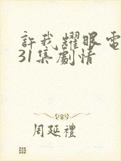 许我耀眼电视剧31集剧情