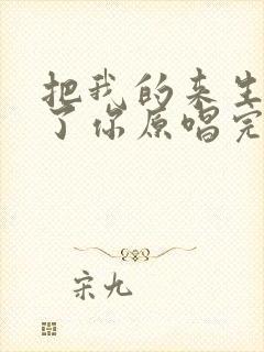 把我的来生许给了你原唱完整版