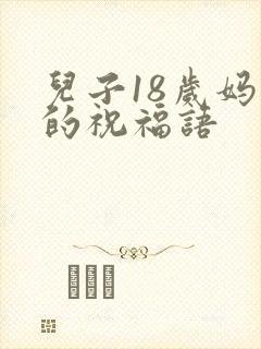 儿子18岁妈妈的祝福语