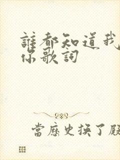 谁都知道我在想你歌词