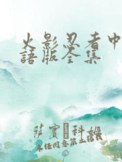 火影忍者中文国语版全集