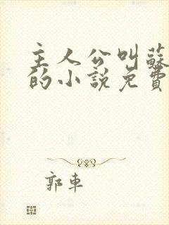 主人公叫苏明渊的小说免费阅读全文