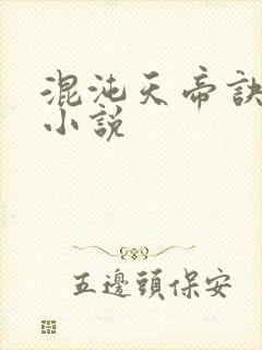 混沌天帝诀免费小说