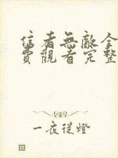 信者无敌全集免费观看完整版