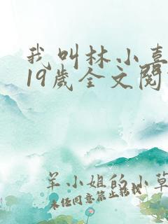 我叫林小喜今年19岁全文阅读