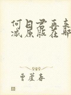 何日君再来未删减原版在哪看