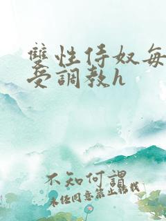 双性侍奴每日接受调教h