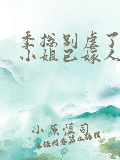 季总别虐了,舒小姐已嫁人txt