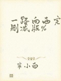 一路向西完整未删减版%