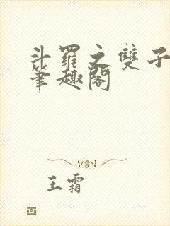 斗罗之双子斗罗笔趣阁