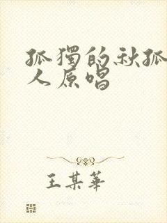 孤独的秋孤单的人原唱