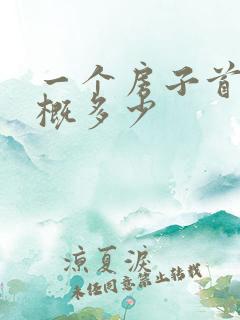 一个房子首付大概多少