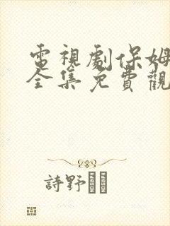 电视剧保姆妈妈全集免费观看