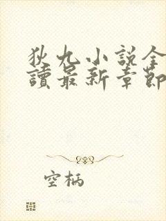 狄九小说全文阅读最新章节更新