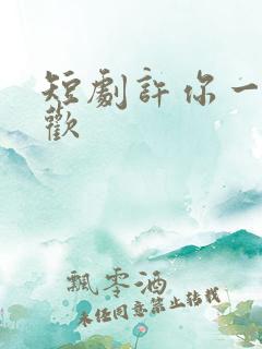 短剧许你一场悲欢