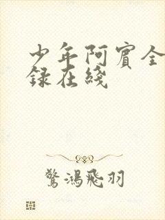 少年阿宾全文目录在线