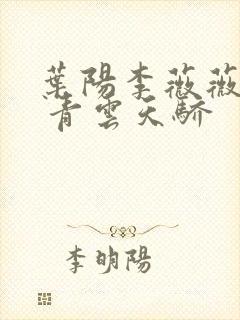 叶阳李薇薇官路 青云天骄