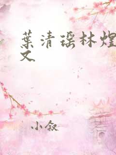 叶清瑶林煜深全文