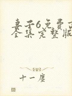 妻子6免费高清全集完整版