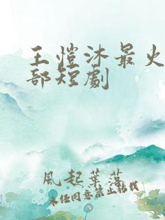 王恺沐最火的十部短剧