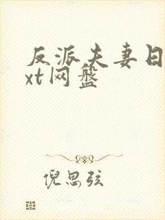 反派夫妻日常txt网盘