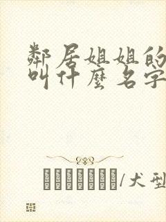 邻居姐姐的韩剧叫什么名字