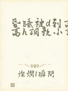 昏睡被d到高潮高h调教小说