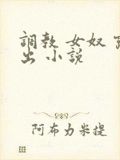 调教 女奴 露出 小说