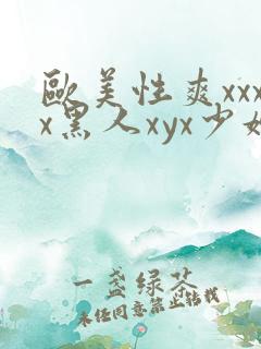 欧美性爽xxxx黑人xyx少妇