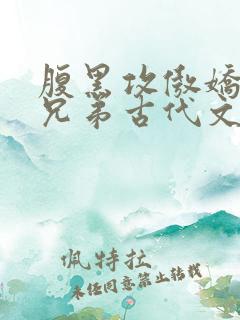腹黑攻傲娇受师兄弟古代文